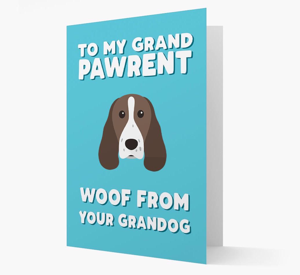 'To My Grandpawrent' - Personalized {breedFullName} Card