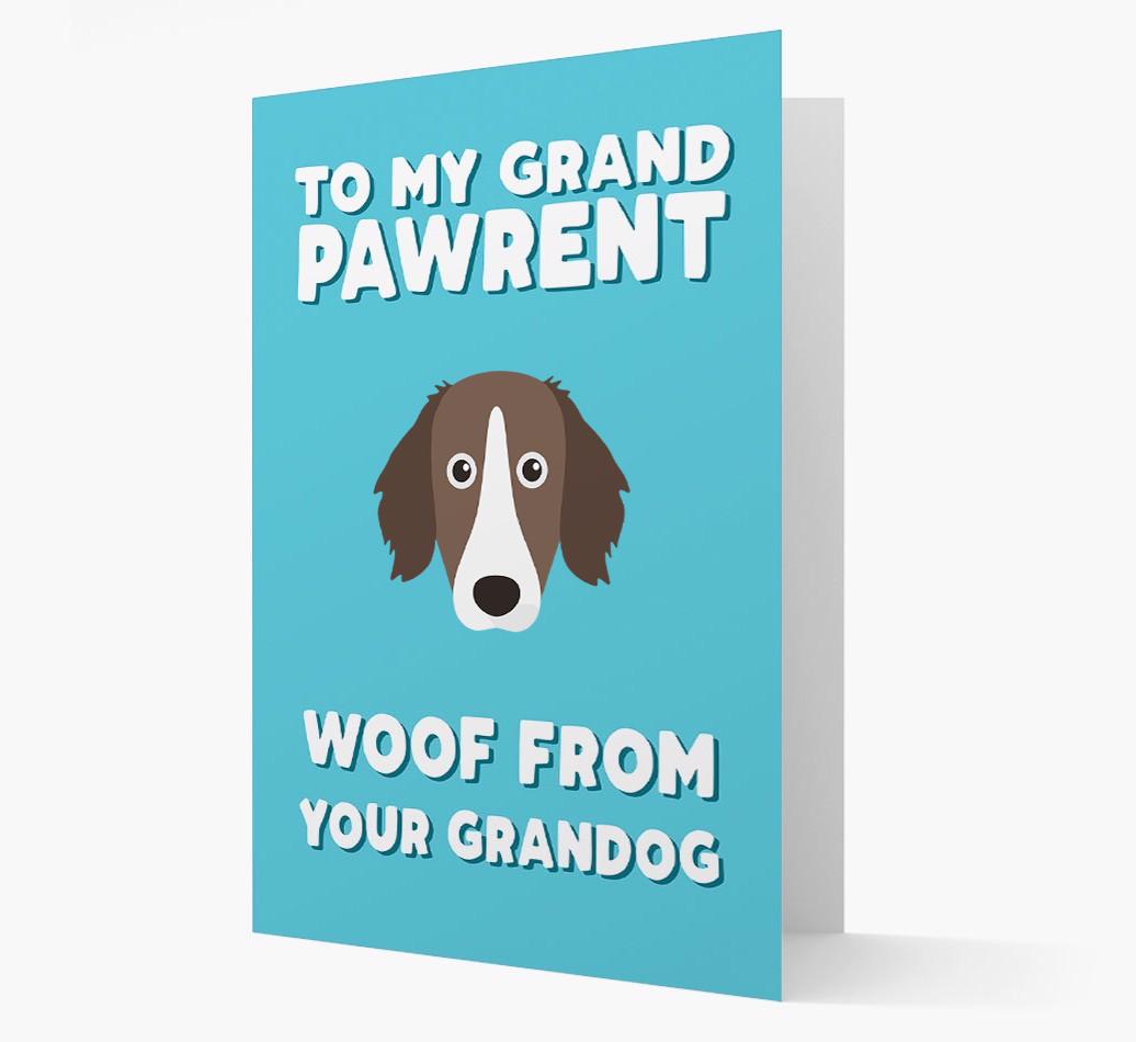 'To My Grandpawrent' - Personalized {breedFullName} Card