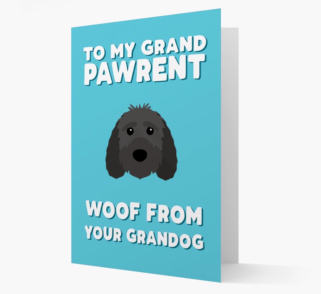'To My Grandpawrent' - Personalized {breedFullName} Card