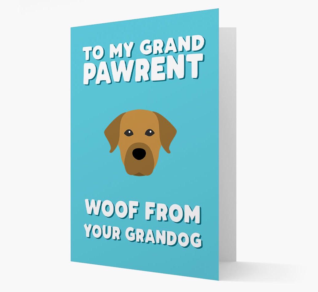 'To My Grandpawrent' - Personalized {breedFullName} Card