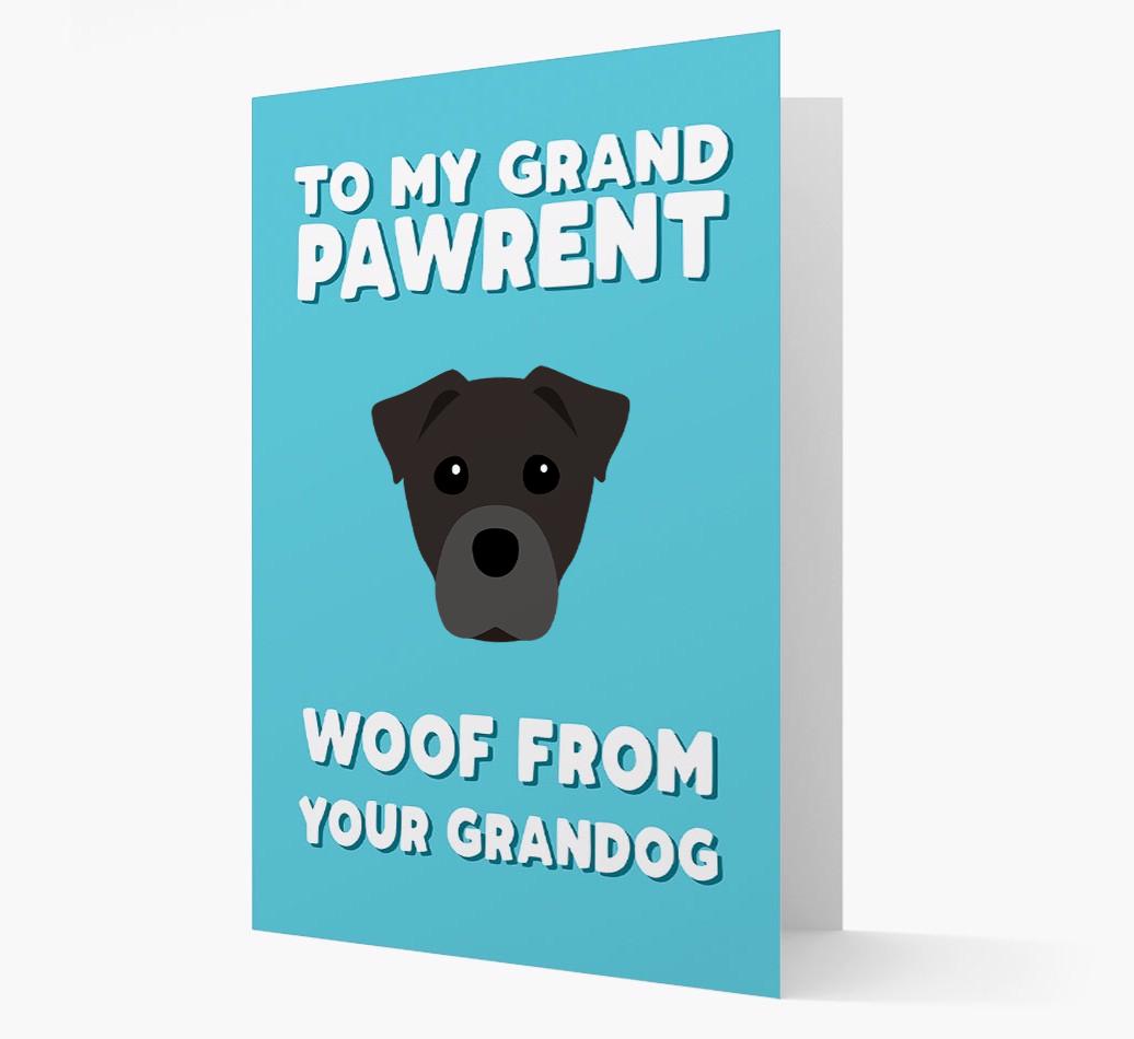 'To My Grandpawrent' - Personalized {breedFullName} Card