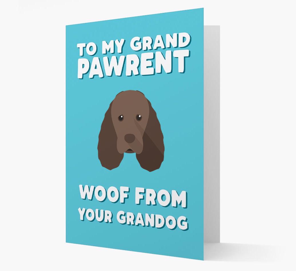'To My Grandpawrent' - Personalized {breedFullName} Card