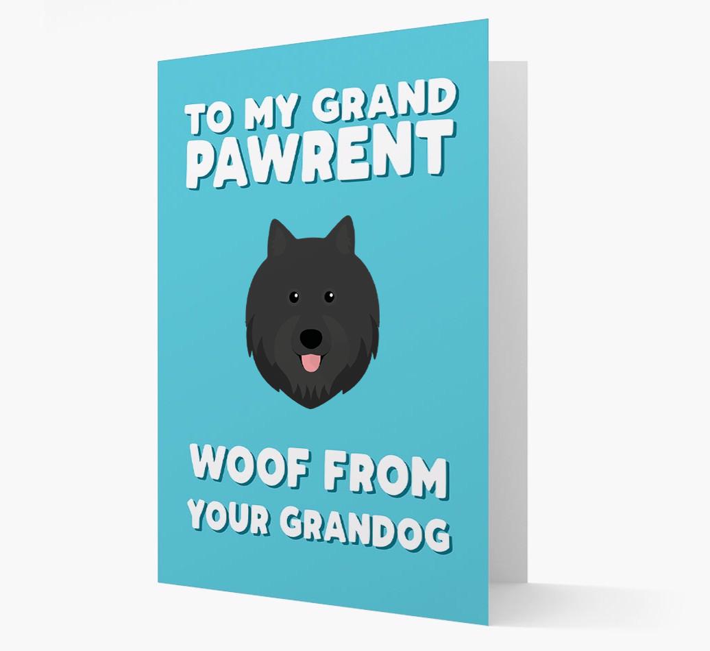 'To My Grandpawrent' - Personalized {breedFullName} Card