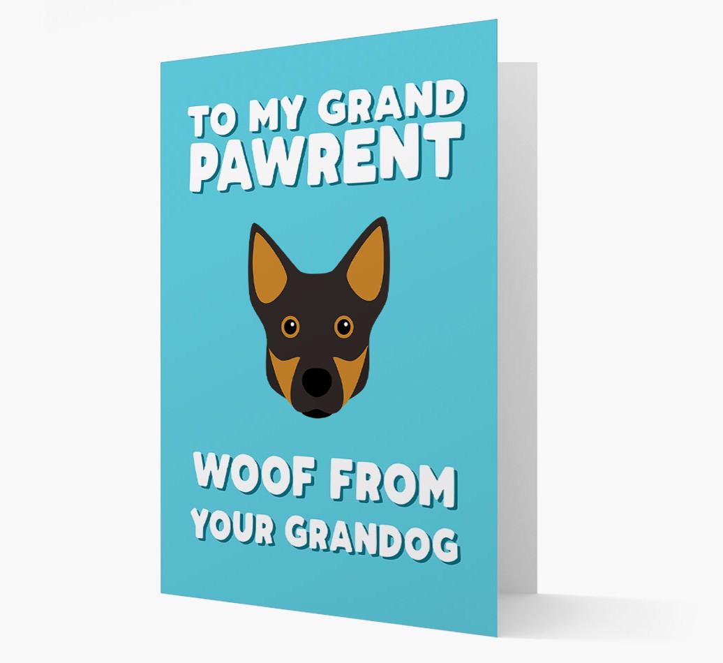 'To My Grandpawrent' - Personalized {breedFullName} Card