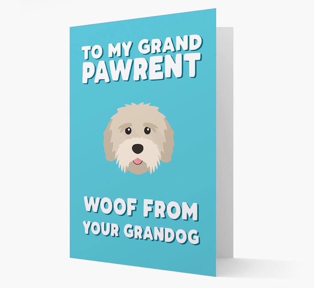 'To My Grandpawrent' - Personalized {breedFullName} Card