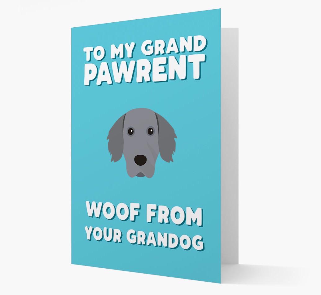 'To My Grandpawrent' - Personalized {breedFullName} Card