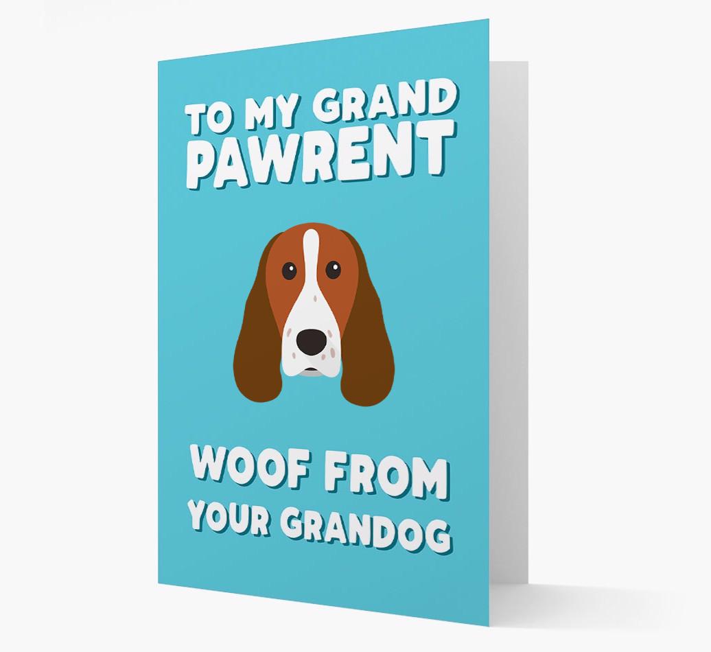 'To My Grandpawrent' - Personalized {breedFullName} Card