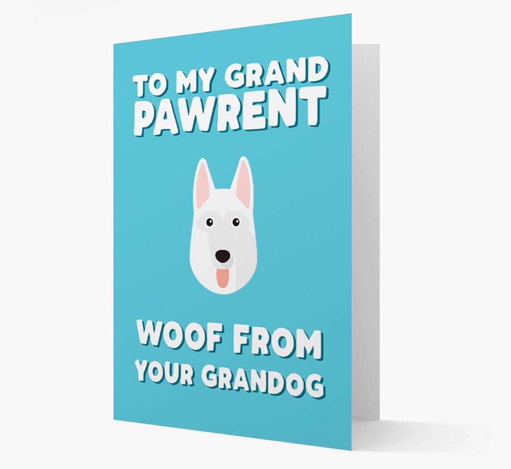 'To My Grandpawrent' - Personalized {breedFullName} Card