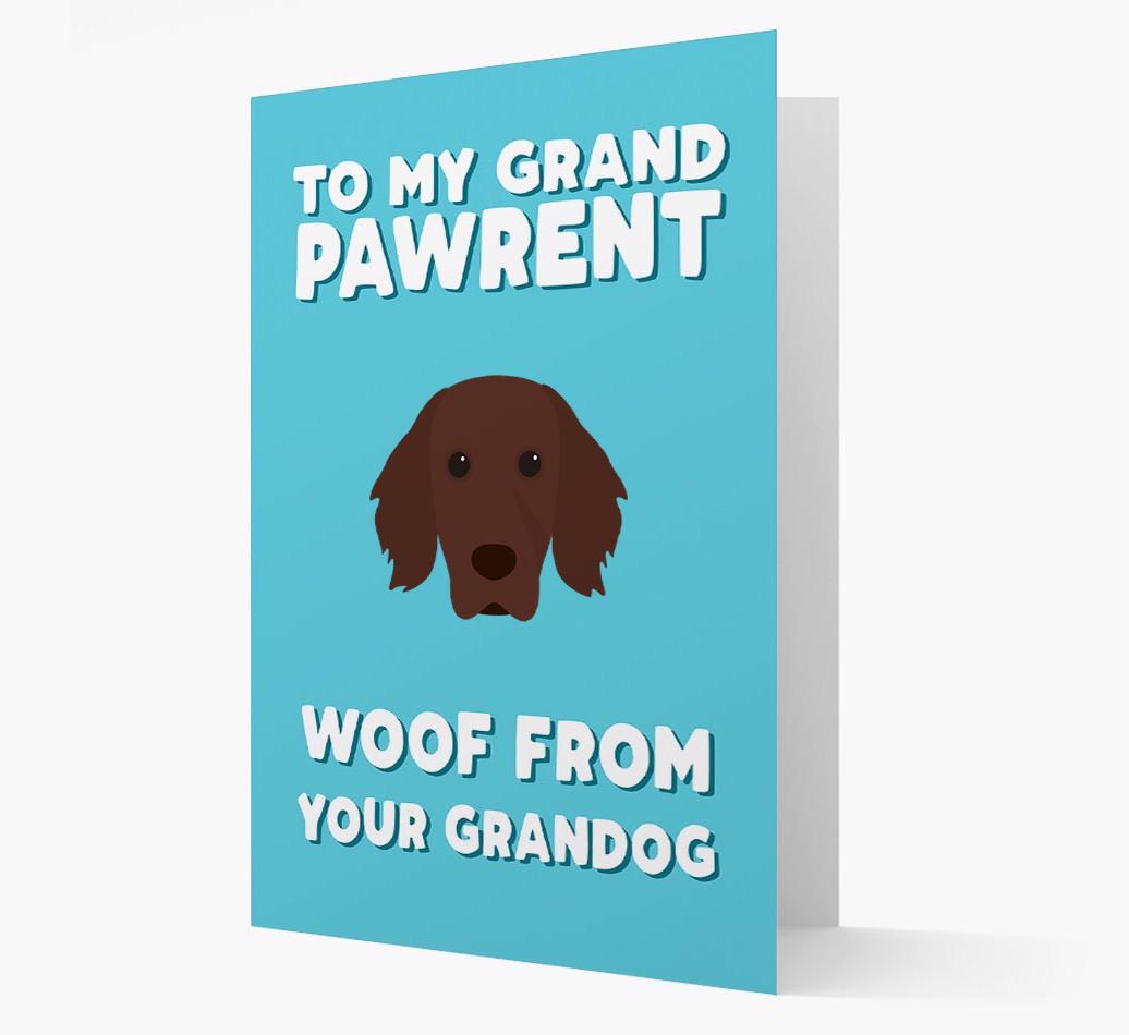 'To My Grandpawrent' - Personalized {breedFullName} Card