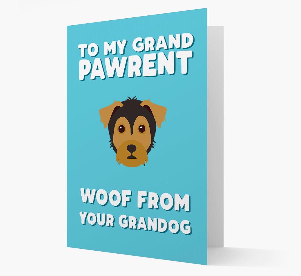 'To My Grandpawrent' - Personalized {breedFullName} Card