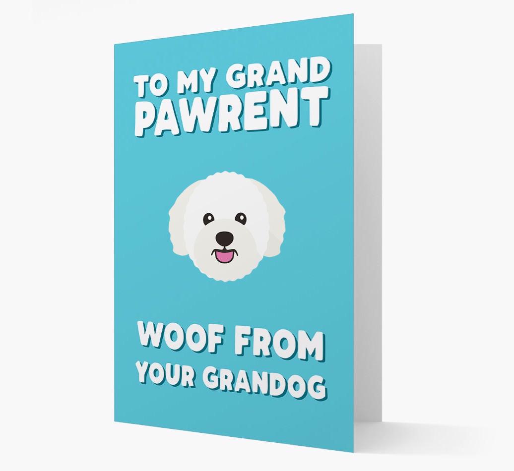 'To My Grandpawrent' - Personalized {breedFullName} Card