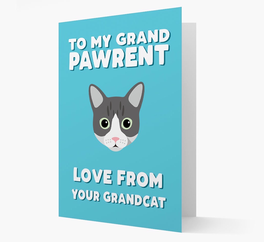 'To My Grandpawrent' - Personalised {breedCommonName} Card