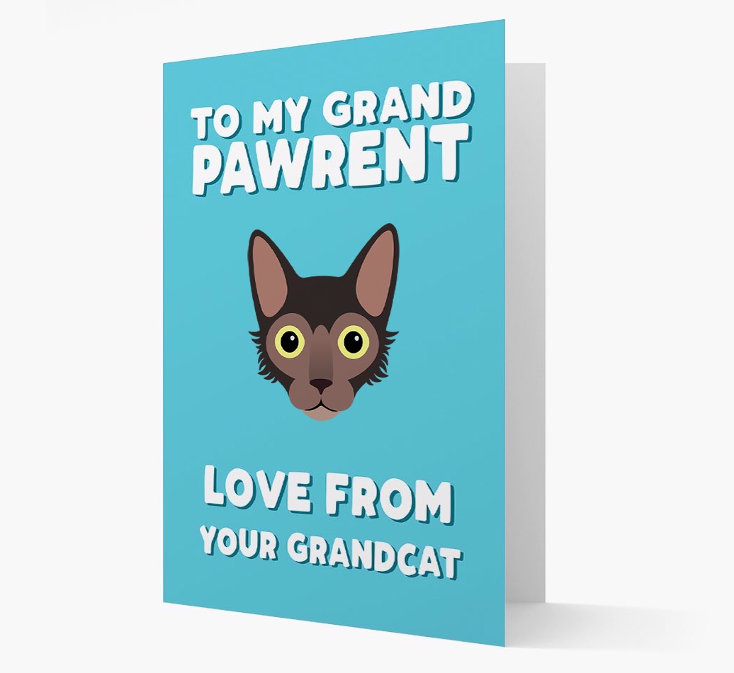 'To My Grandpawrent' - Personalised {breedCommonName} Card