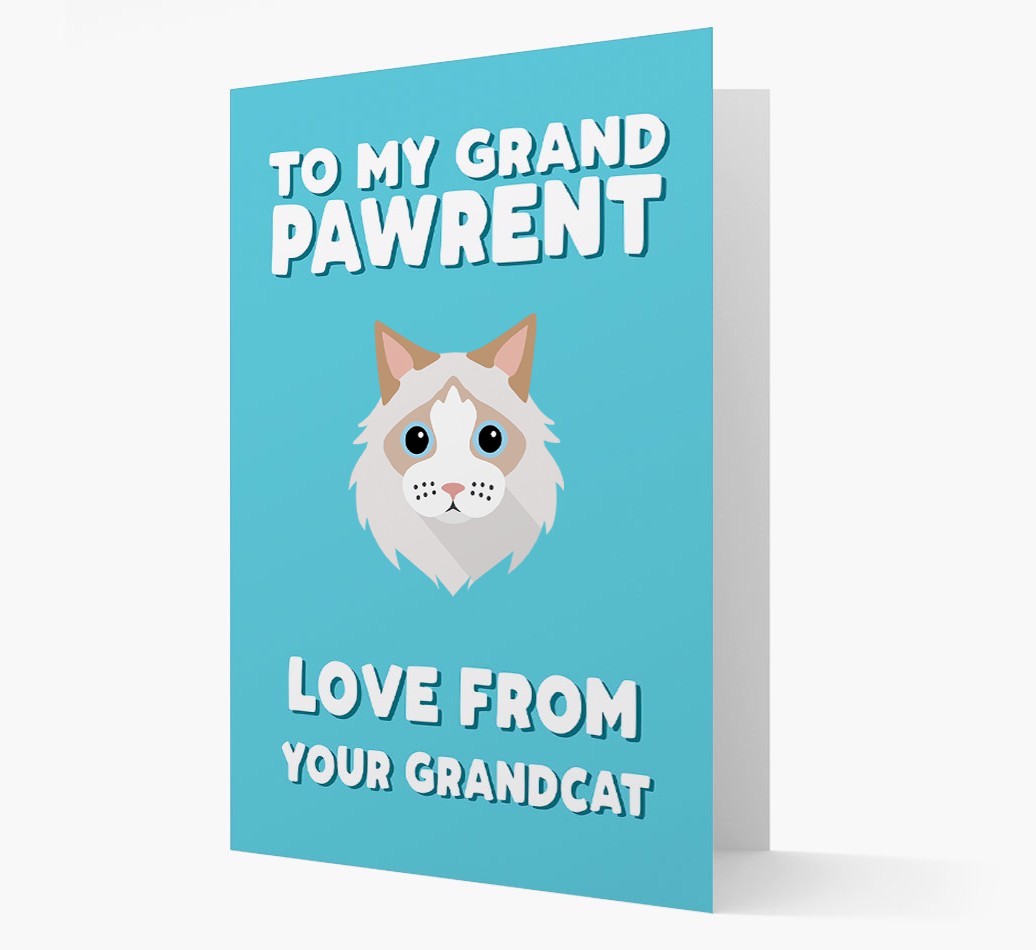 'To My Grandpawrent' - Personalised {breedCommonName} Card