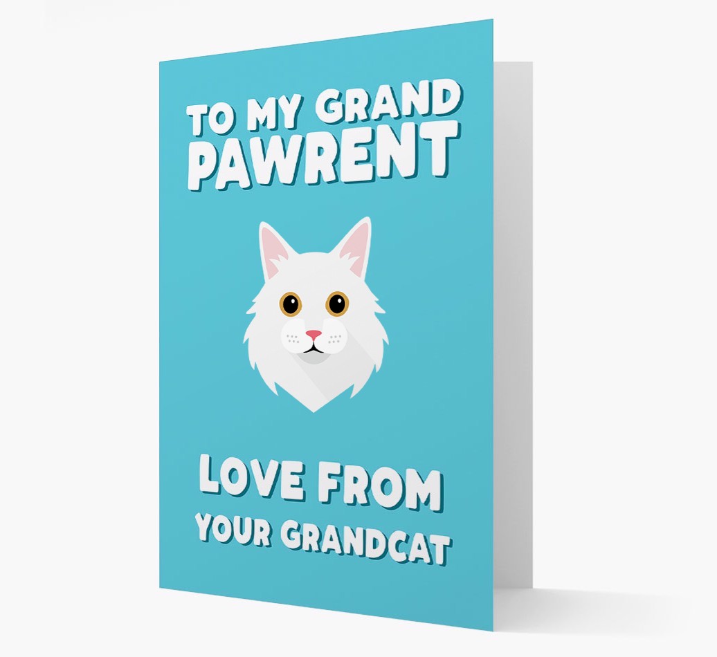 'To My Grandpawrent' - Personalised {breedCommonName} Card