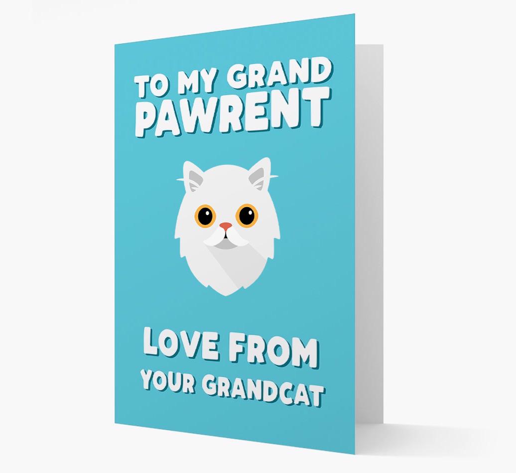 'To My Grandpawrent' - Personalized {breedCommonName} Card