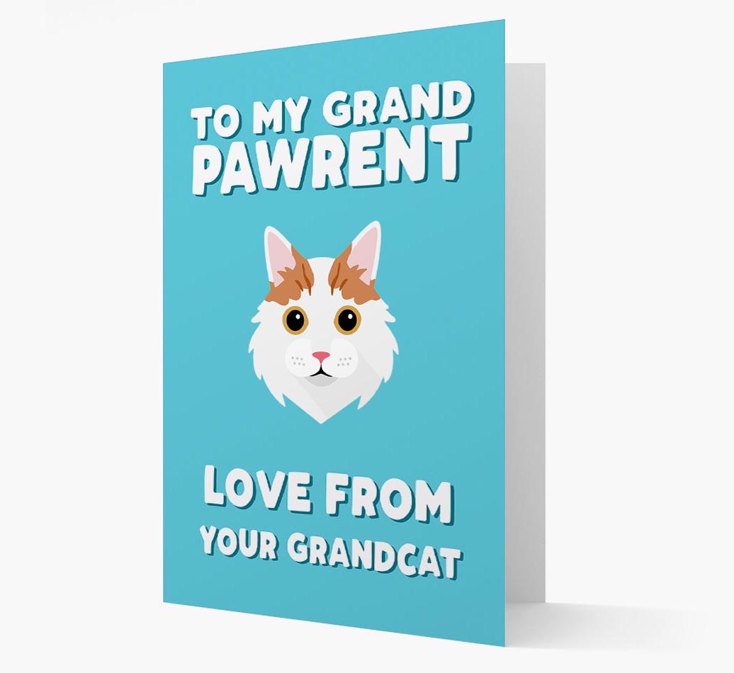 'To My Grandpawrent' - Personalized {breedCommonName} Card