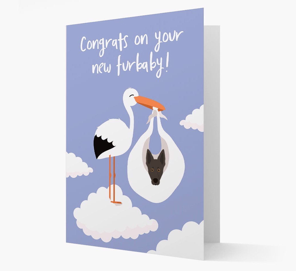'Congrats On Your New Furbaby!'  - Personalised {breedFullName} Card