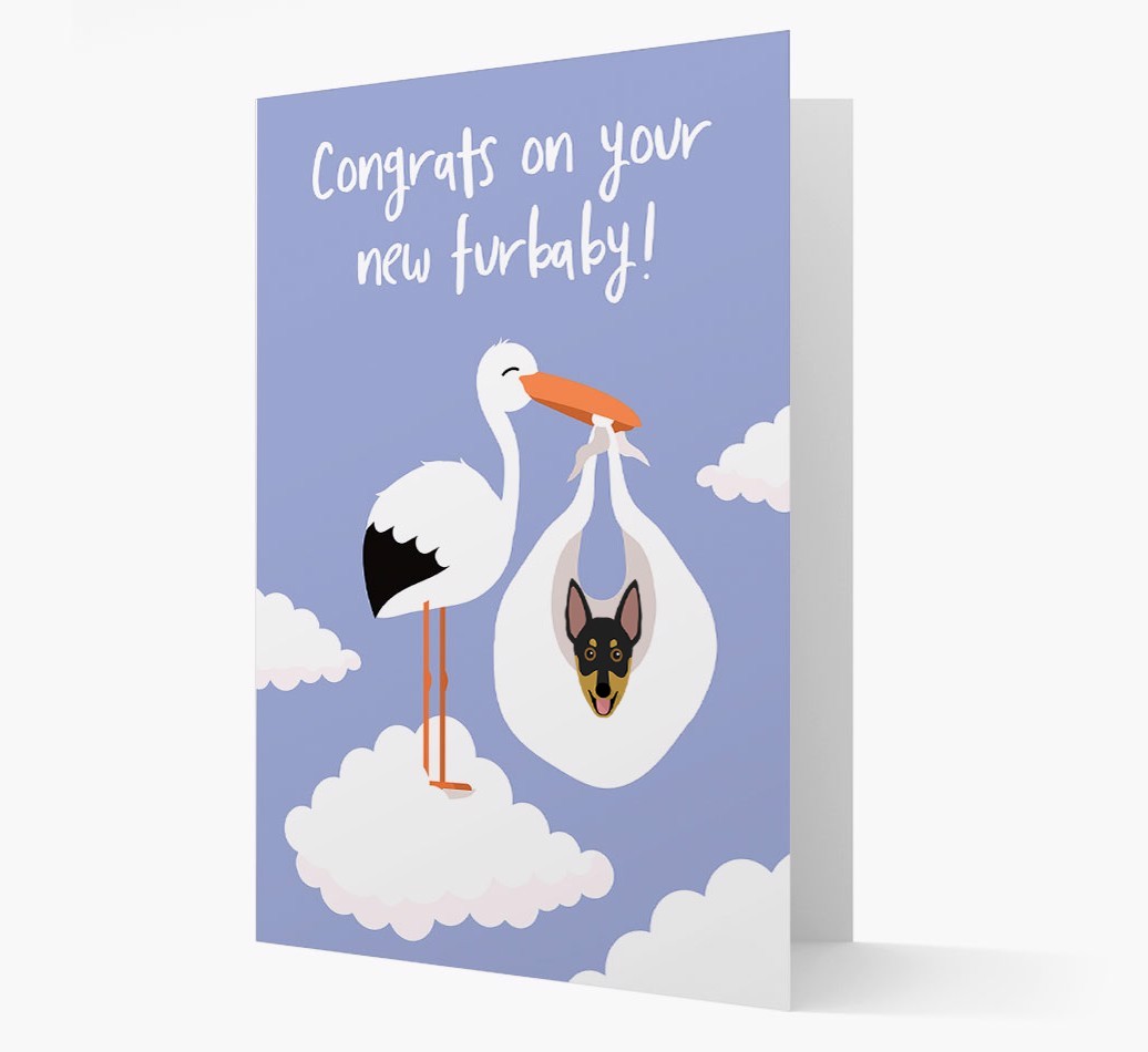'Congrats On Your New Furbaby!'  - Personalised {breedFullName} Card
