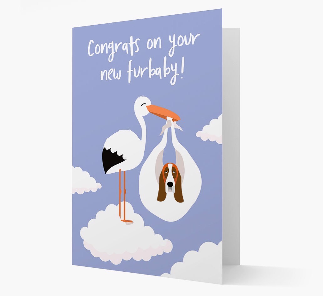 'Congrats On Your New Furbaby!'  - Personalised {breedFullName} Card