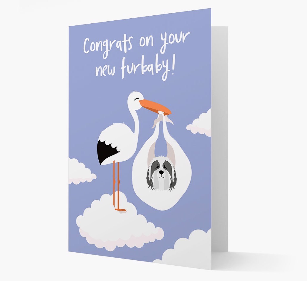 'Congrats On Your New Furbaby!'  - Personalised {breedFullName} Card
