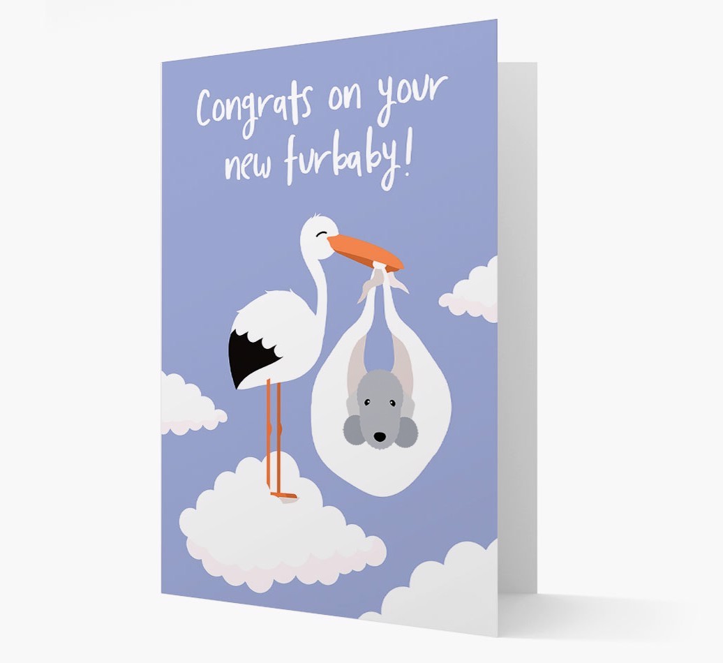 'Congrats On Your New Furbaby!'  - Personalised {breedFullName} Card