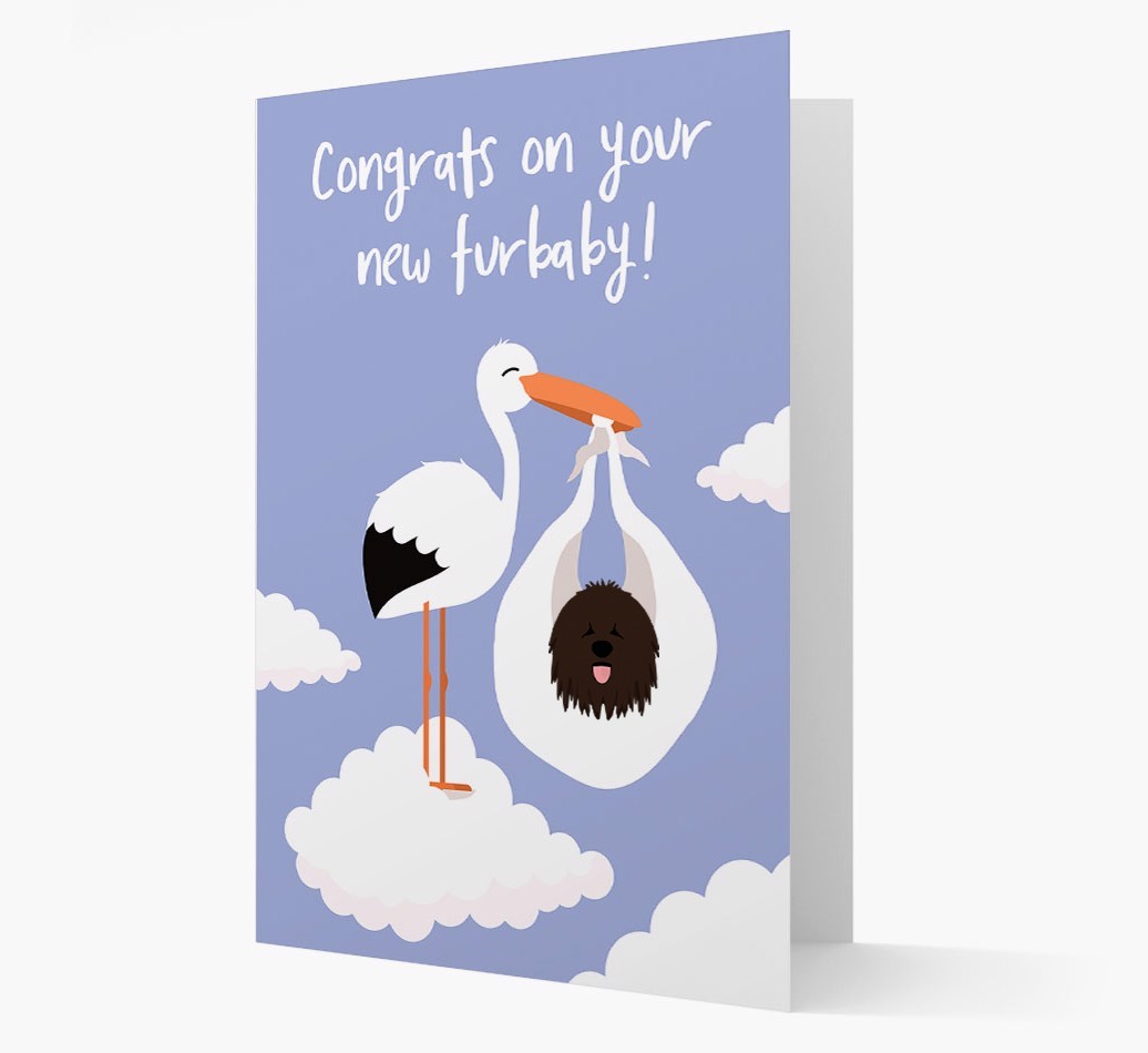 'Congrats On Your New Furbaby!'  - Personalised {breedFullName} Card