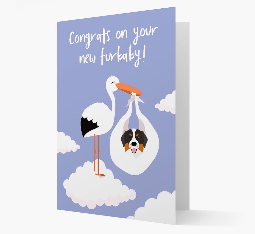 'Congrats On Your New Furbaby!'  - Personalised {breedFullName} Card
