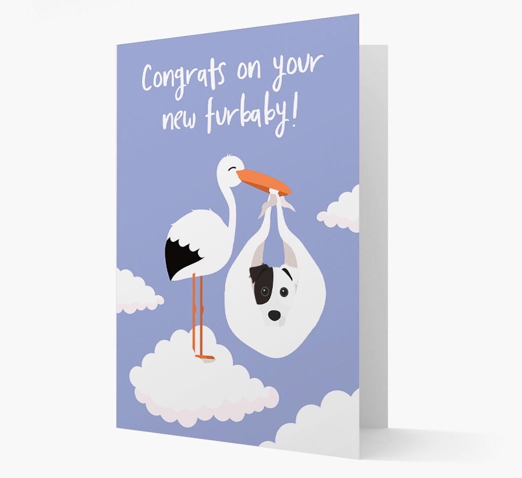 'Congrats On Your New Furbaby!'  - Personalised {breedFullName} Card