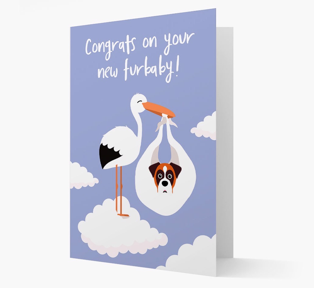 'Congrats On Your New Furbaby!'  - Personalised {breedFullName} Card