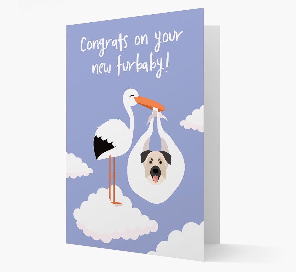 'Congrats On Your New Furbaby!'  - Personalised {breedFullName} Card