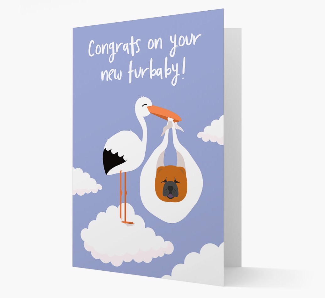 'Congrats On Your New Furbaby!'  - Personalised {breedFullName} Card