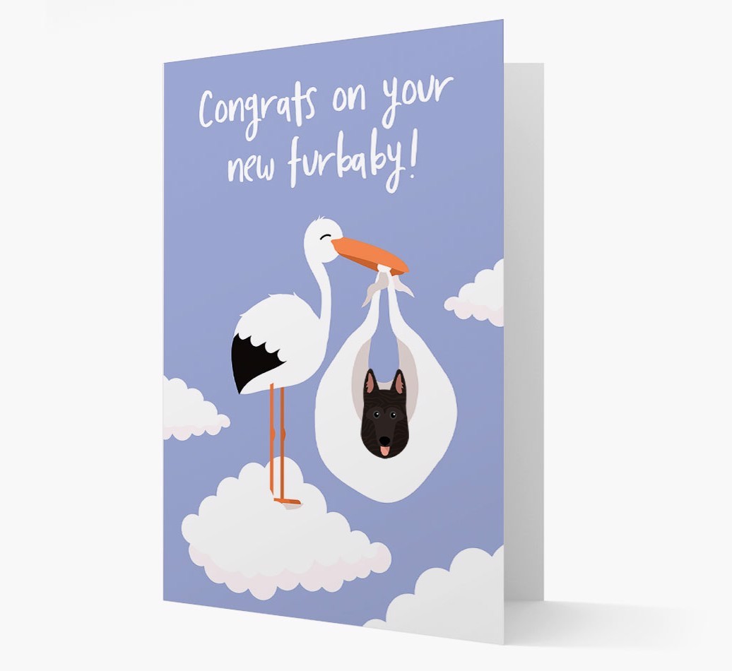 'Congrats On Your New Furbaby!'  - Personalised {breedFullName} Card
