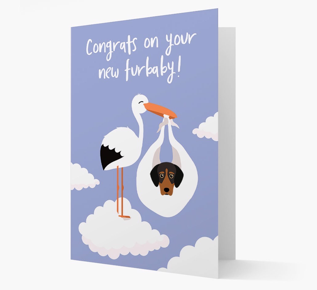 'Congrats On Your New Furbaby!'  - Personalised {breedFullName} Card