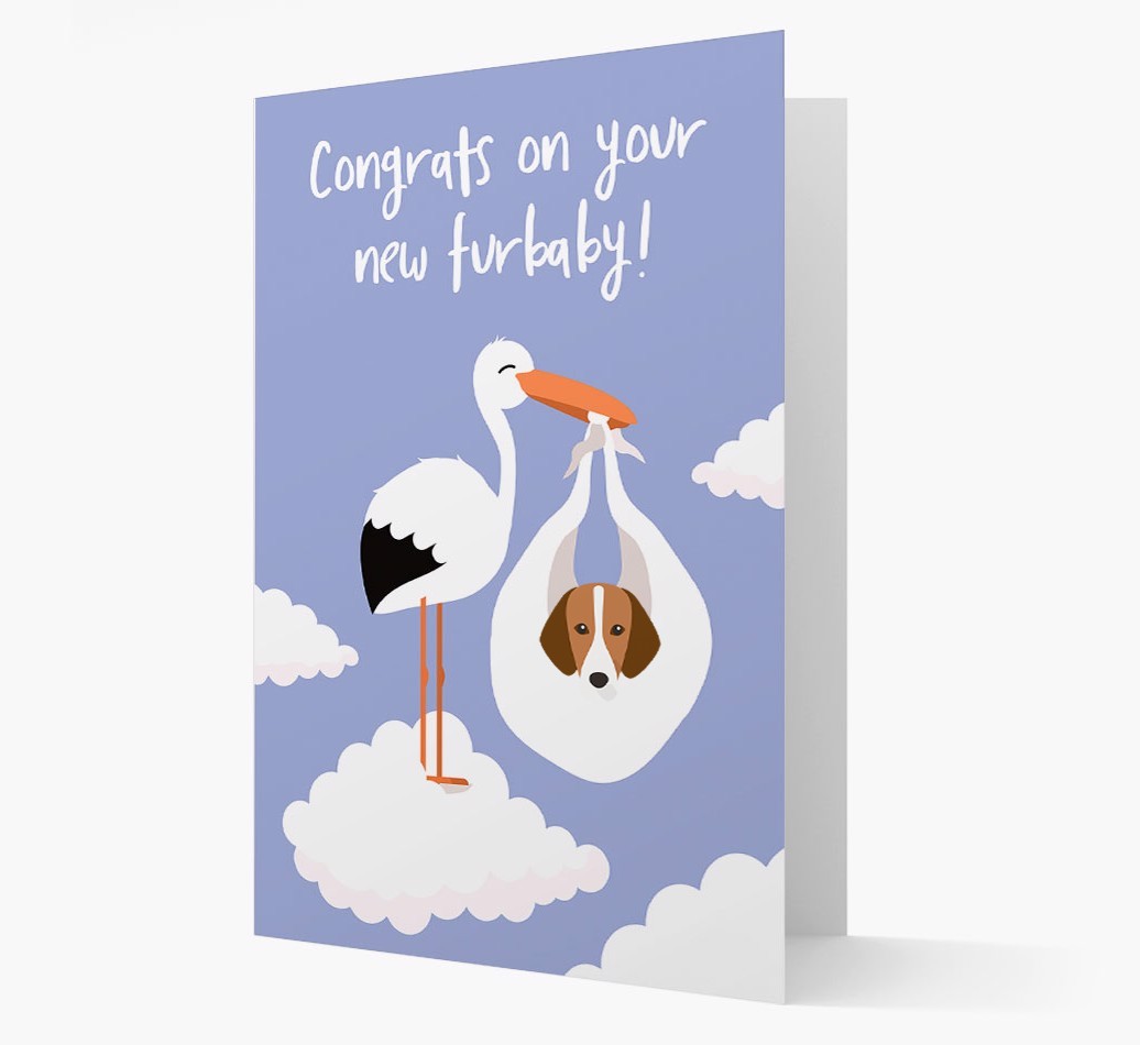 'Congrats On Your New Furbaby!'  - Personalised {breedFullName} Card