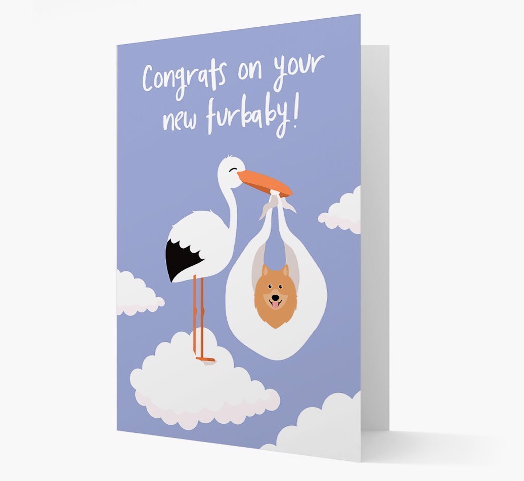 'Congrats On Your New Furbaby!'  - Personalised {breedFullName} Card