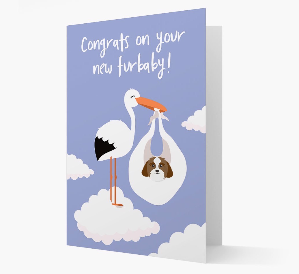 'Congrats On Your New Furbaby!'  - Personalised {breedFullName} Card