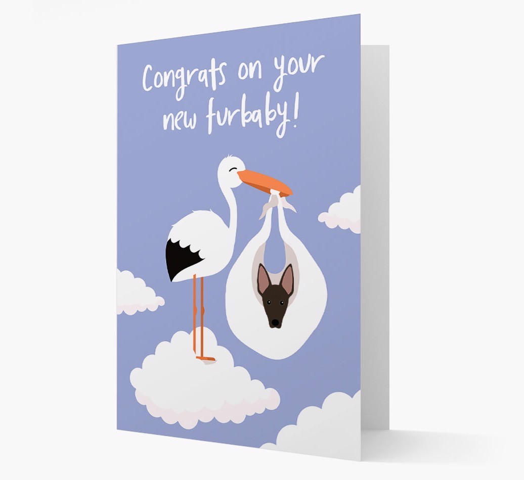 'Congrats On Your New Furbaby!'  - Personalised {breedFullName} Card