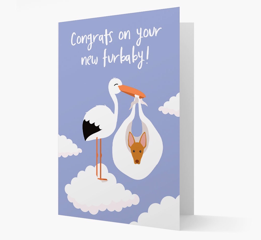'Congrats On Your New Furbaby!'  - Personalised {breedFullName} Card