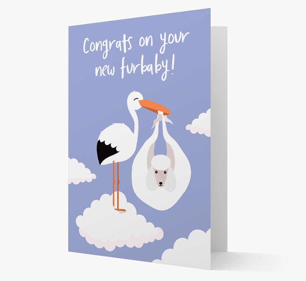 'Congrats On Your New Furbaby!'  - Personalised {breedFullName} Card