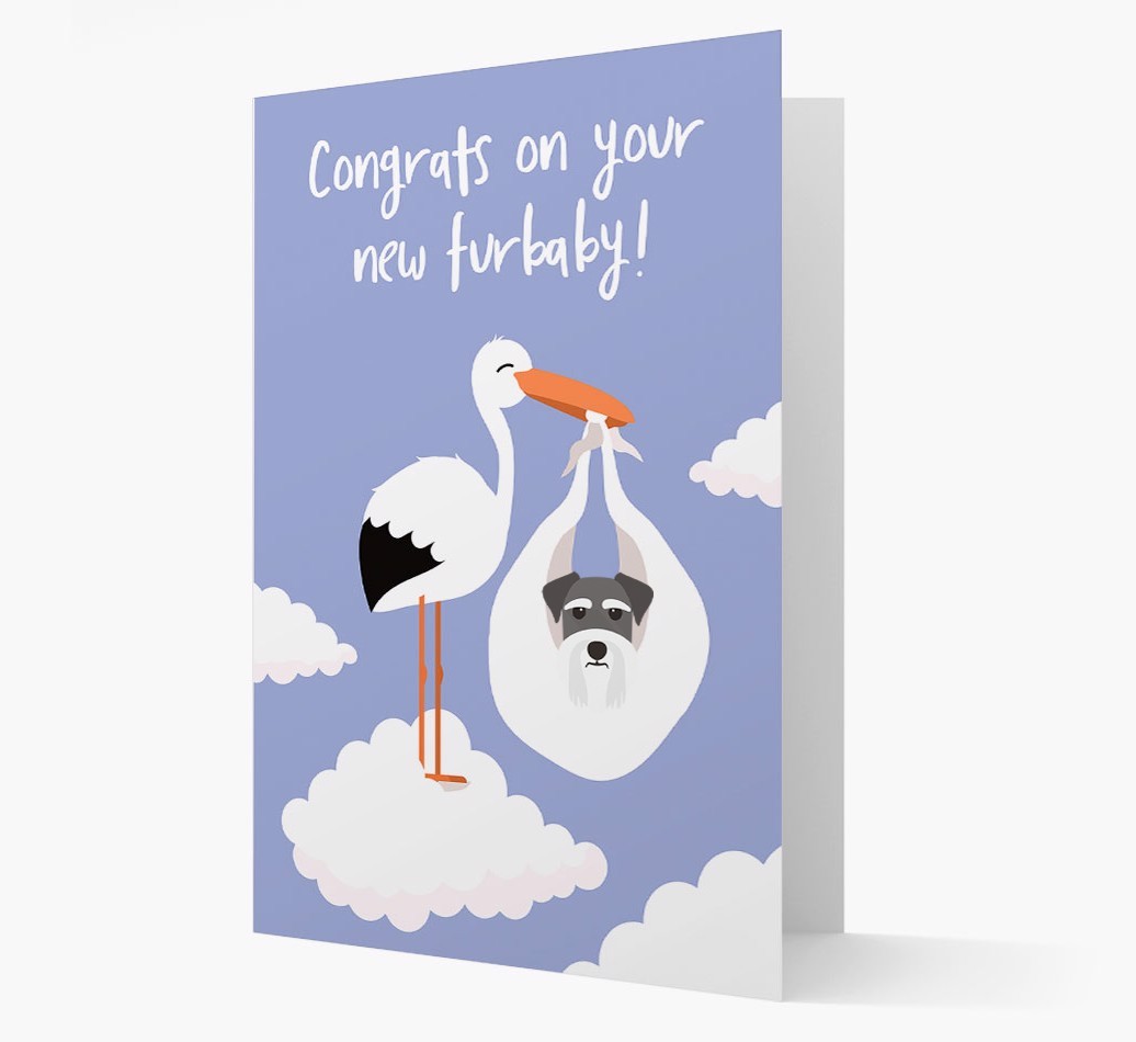 'Congrats On Your New Furbaby!'  - Personalised {breedFullName} Card
