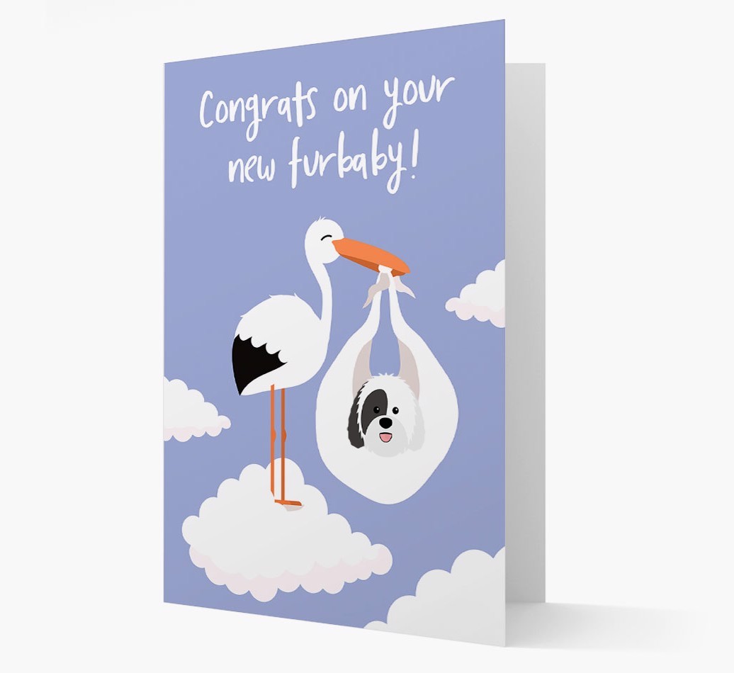 'Congrats On Your New Furbaby!'  - Personalised {breedFullName} Card