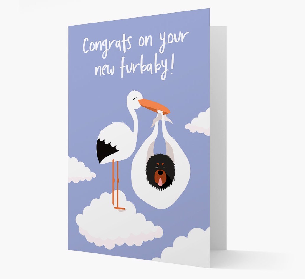 'Congrats On Your New Furbaby!'  - Personalised {breedFullName} Card