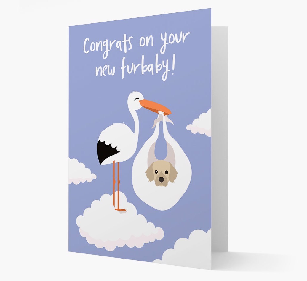 'Congrats On Your New Furbaby!'  - Personalised {breedFullName} Card