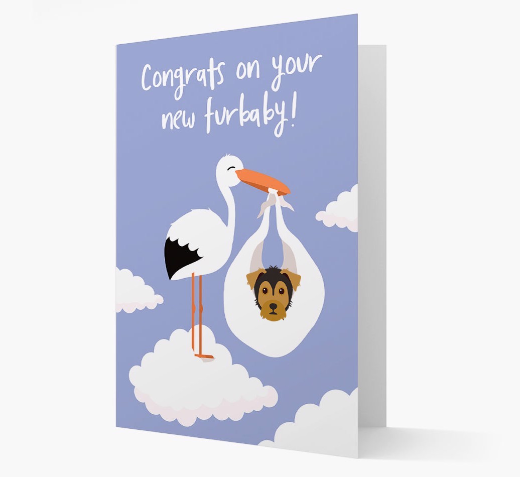 'Congrats On Your New Furbaby!'  - Personalised {breedFullName} Card