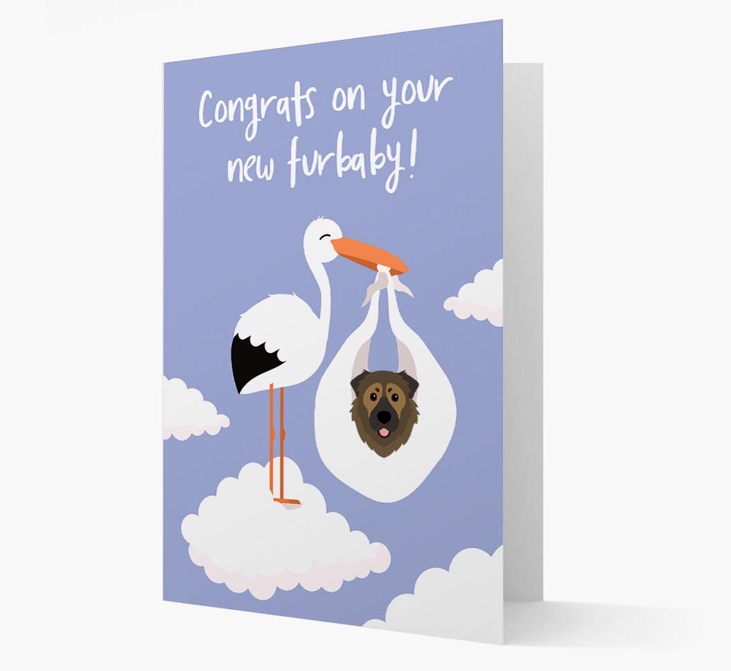 'Congrats On Your New Furbaby!'  - Personalized {breedFullName} Card