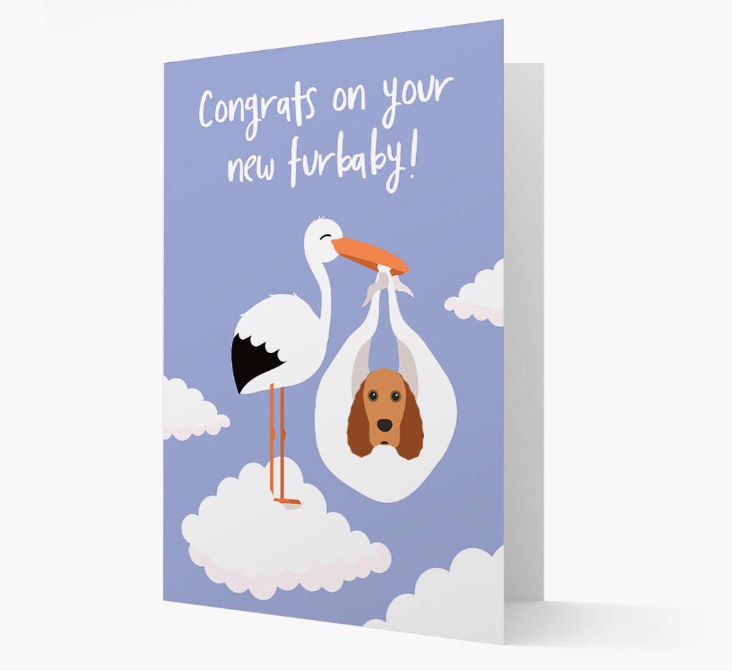 'Congrats On Your New Furbaby!'  - Personalized {breedFullName} Card