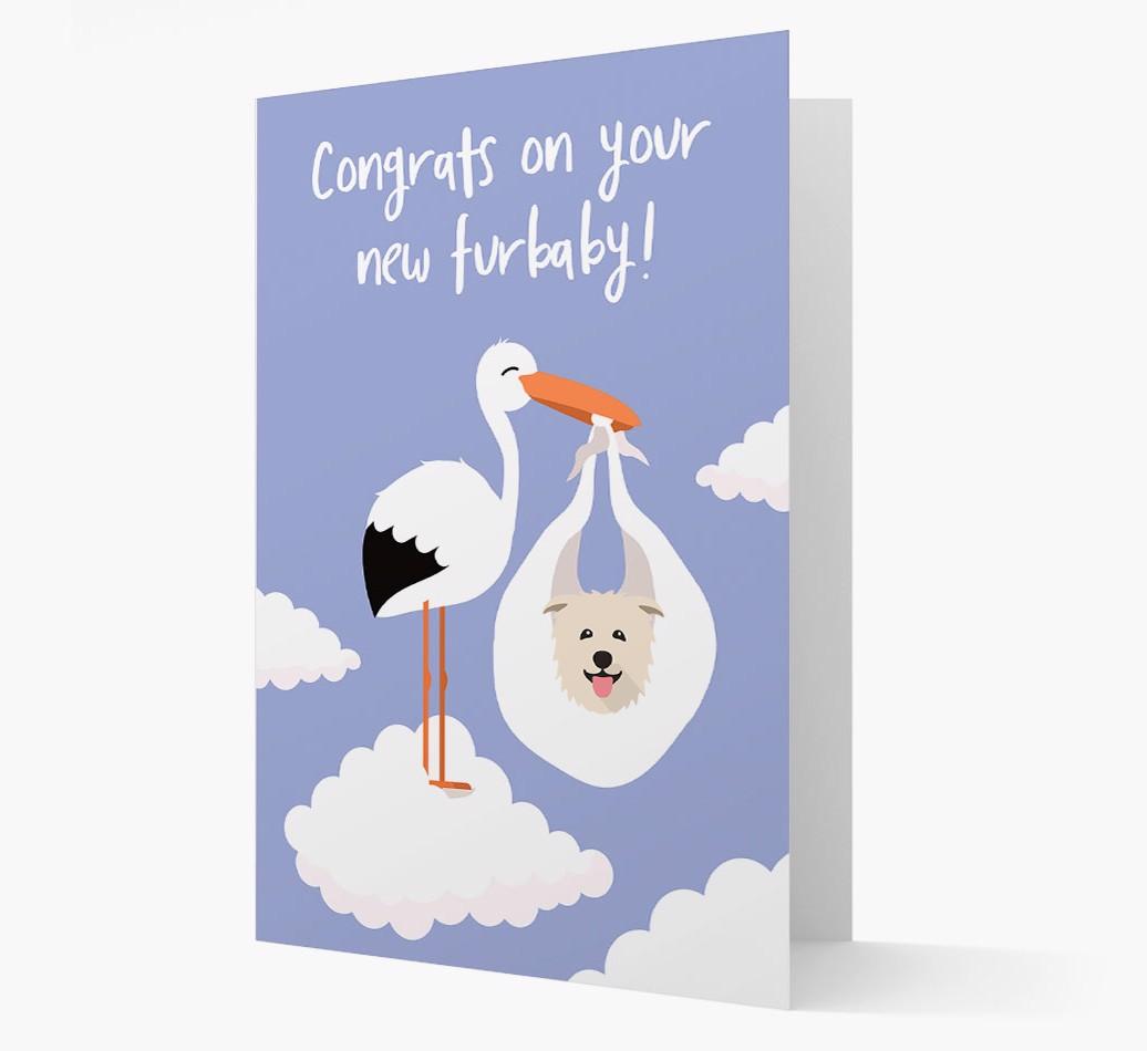 'Congrats On Your New Furbaby!'  - Personalized {breedFullName} Card