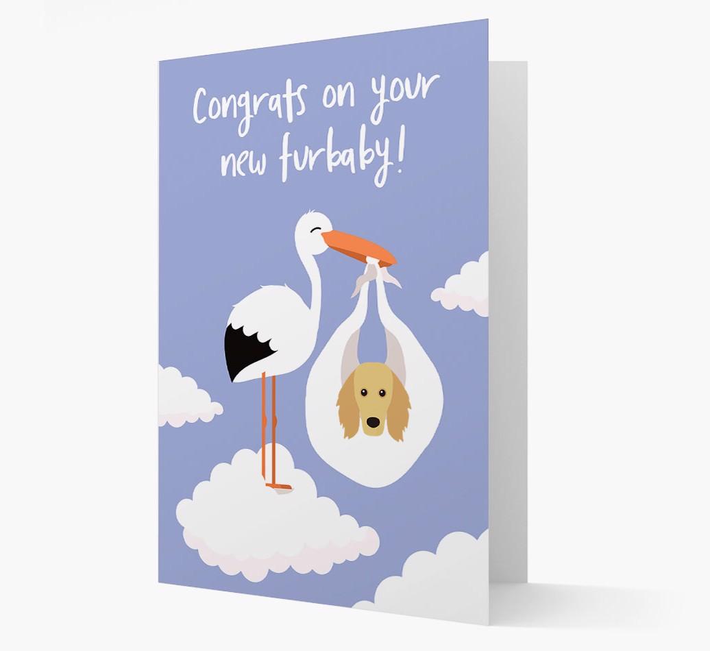 'Congrats On Your New Furbaby!'  - Personalized {breedFullName} Card