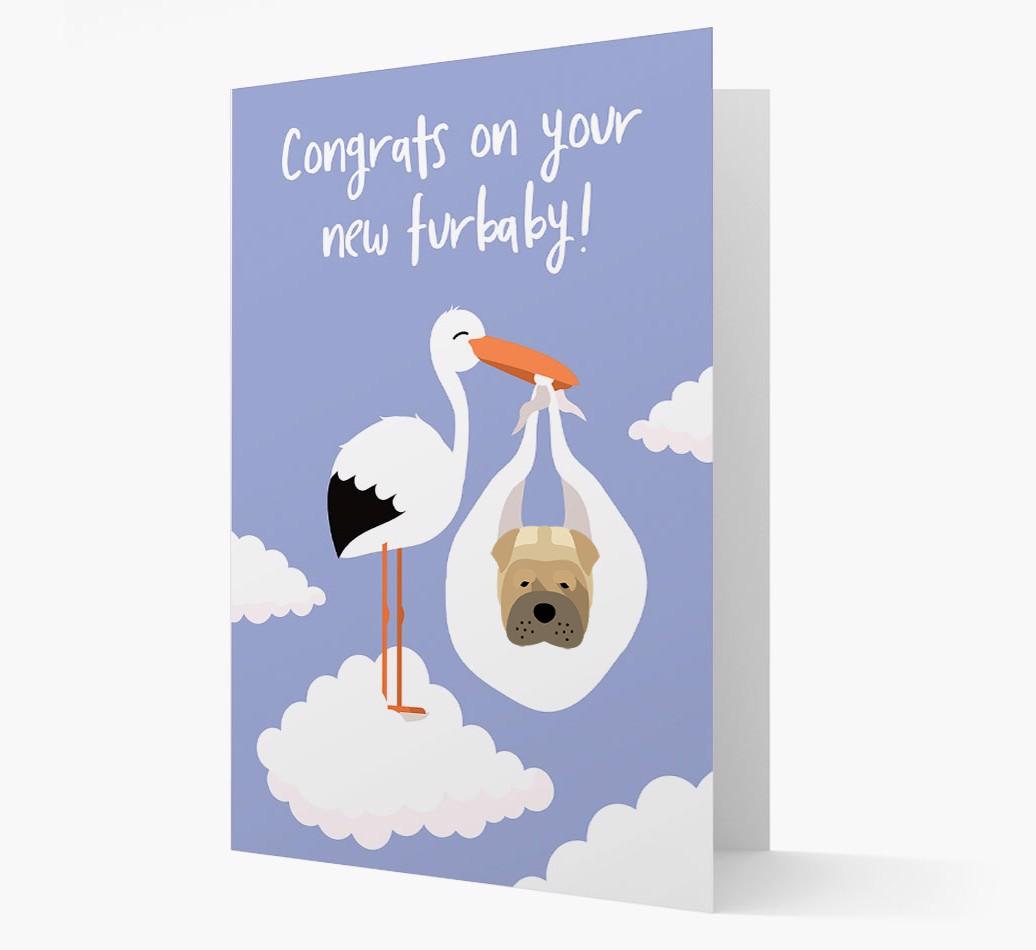 'Congrats On Your New Furbaby!'  - Personalized {breedFullName} Card